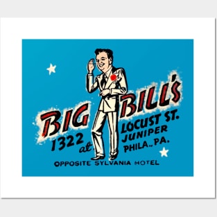 Vintage Big Bill's Club in Philadelphia Posters and Art